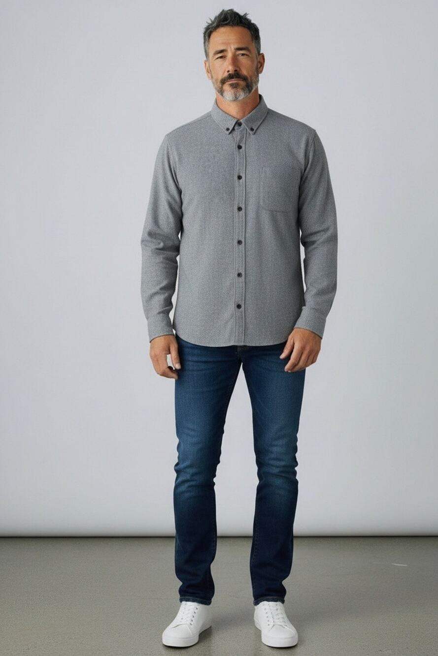 A6 NWT TAYLOR STITCH The Jack In Pine Waffle Organic Cotton LS Shirt Size 40
